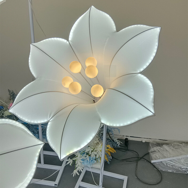 AOSONG Modern Morning Glory Wedding Lights Festive AtmosphereLED Light for Party Stage Road Lead Background Decoration
