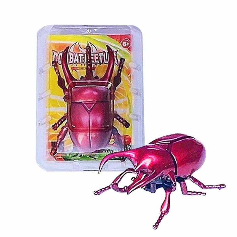 Juguetes de escarabajo de viento de cemento de plástico, figuras de insectos realistas simuladas, juguetes delicados dorados/verdes, regalo de dibujos animados para niños