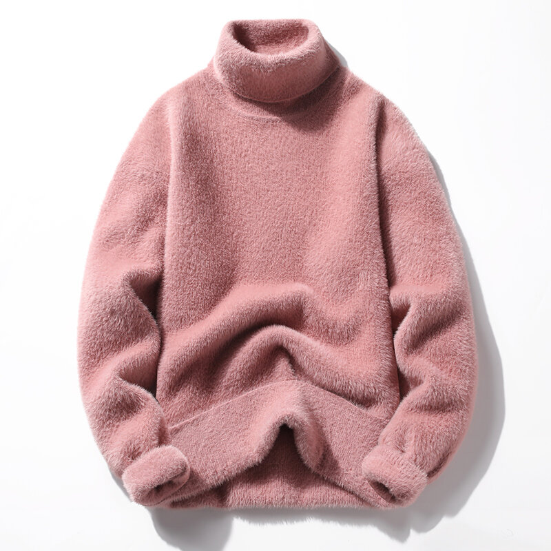 Suéter de cuello alto para hombre, jerséis de lana de alta calidad, a la moda, talla M-4XL, MY5709, novedad de otoño e invierno, 2023