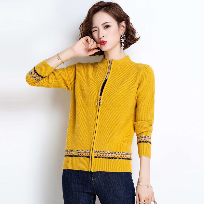 2023 Herfst/Winter Nieuwe Dameskleding Koreaanse Versie Losse Outfit Gebreide Veelzijdige Populaire Lange Mouw Trui Vest Jas