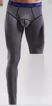 Pantalones cortos de compresión con entrepierna abierta para hombre, pantalón corto de ejercicio de capa Base, mallas para correr, baloncesto, entrenamiento deportivo, 3/4
