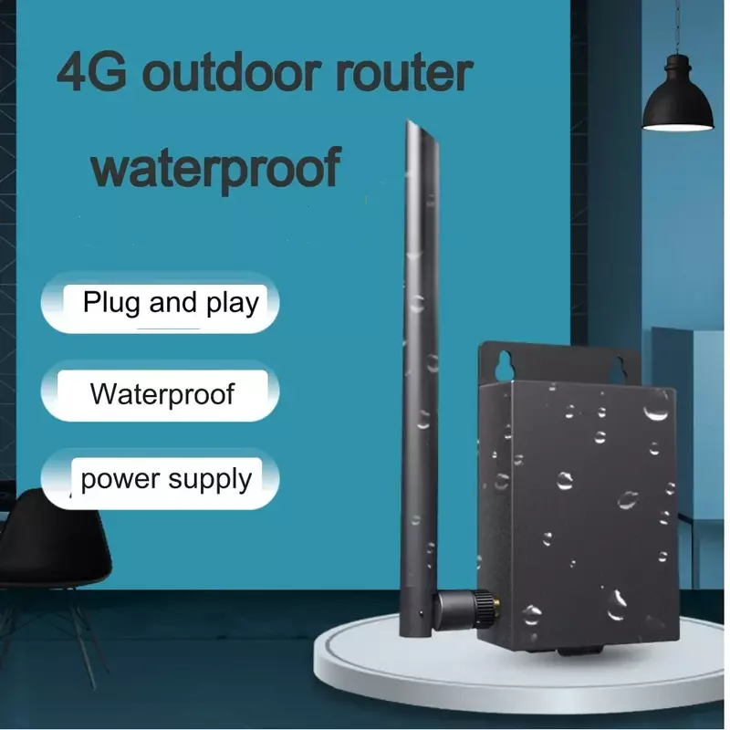 4G Outdoor waterproof Wifi Router 300Mbps Powerful Wireless CAT4 LTE Routers Long Range Extender 2.4Ghz Wifi Coverage for Camera