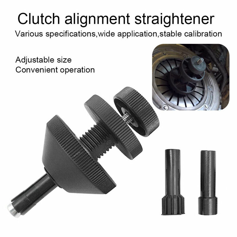 Universal Single Plate Car Van Clutch Alignment Kit Aligning Tool With 3 Collets Car Disassembly Tool Car Repair Fix Correcting