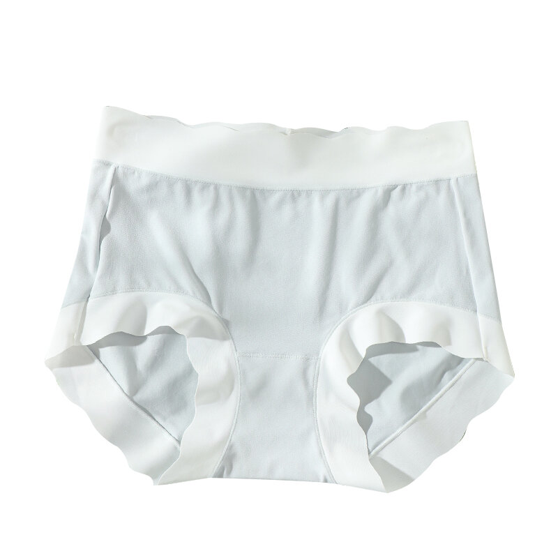 Celana dalam wanita sutra es bernapas pinggul mengangkat tinggi elastis nyaman celana dalam segitiga celana dalam tanpa jejak musim panas P