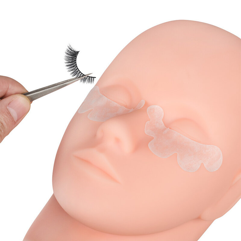 50 Pairs Eyelash Pad Gel Patch Grafting Lashes Under Eye Patches Eyelash Extension Paper Sticker Application Women Makeup Tools