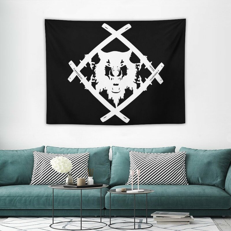 Xavier wulf merch xavier wulf logo tapisserie tapete für die wand schlafzimmer dekor ästhetische dekoration ästhetisch