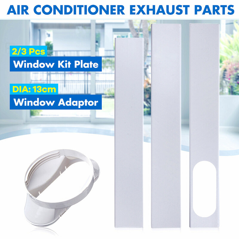 Adjustable Window Adaptor/Window Slide Kit Plate Exhaust Hose Tube Connector For Portable Air Conditioner Accessories Set 190cm