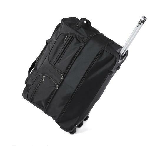 80L Large Capacity Travel Trolley Bags Expandable Carry on hand luggage Waterproof Travel luggage bag with wheels Rolling  bags