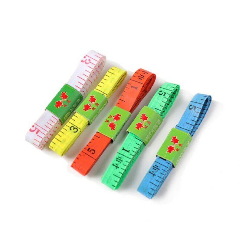 1.5m Plastic Soft Ruler Body Measuring Ruler Triple Ruler Sewing Tailor Tape Measure Mini Soft Flat Ruler