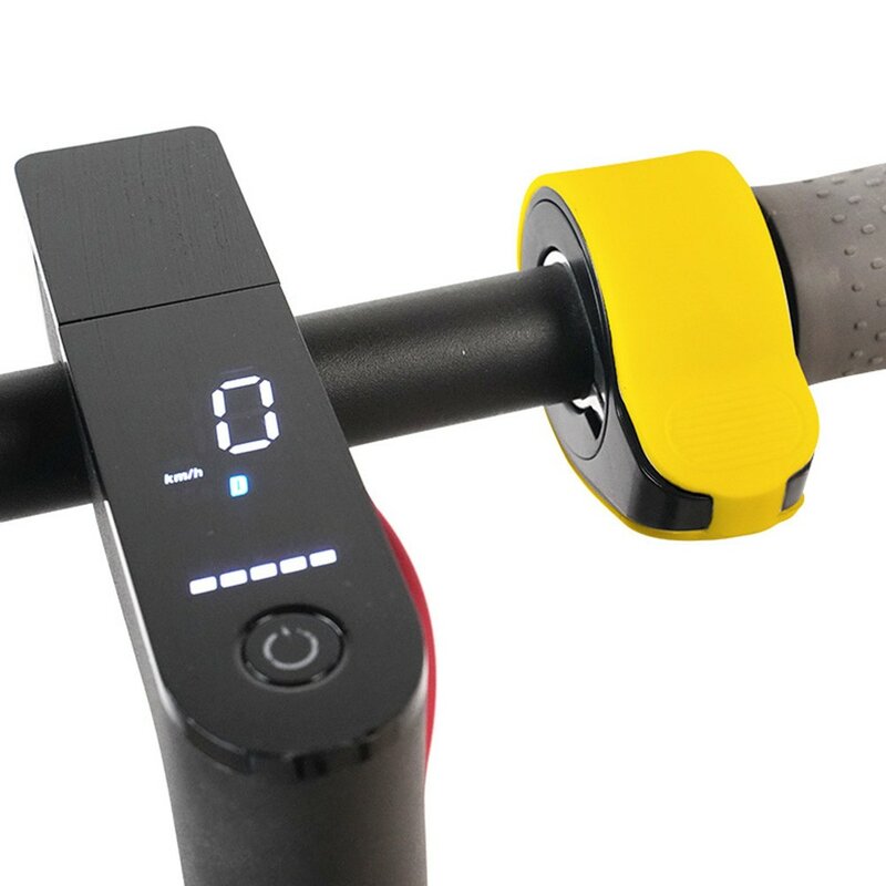 Cubierta de silicona para acelerador, color amarillo, para Segway Ninebot Kickscooter ES4, protege el acelerador del desgaste
