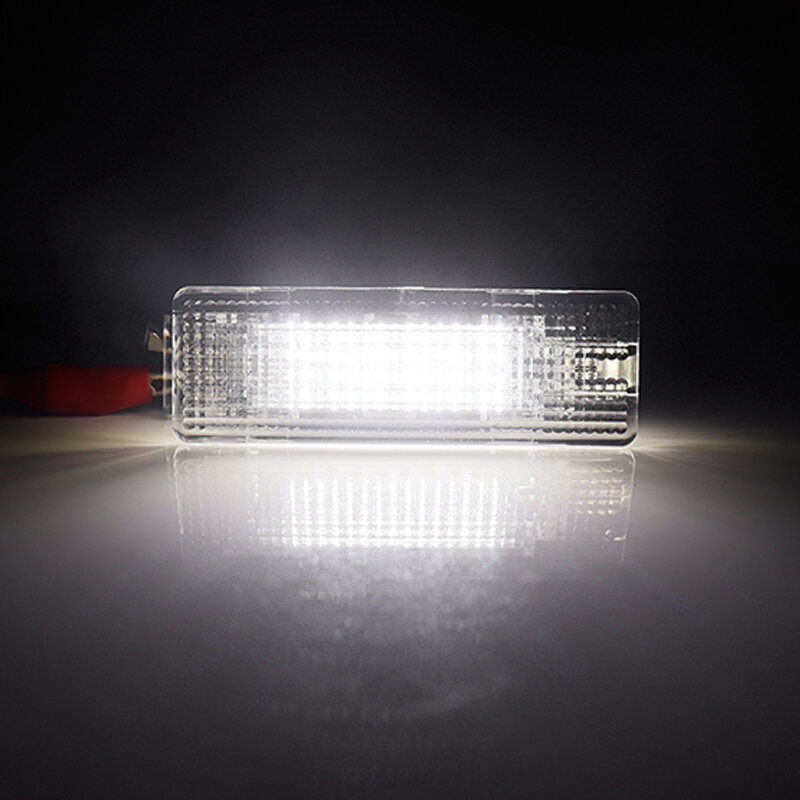 ไฟ LED สีขาวติดท้ายรถ1ชิ้นสำหรับ MK5กอล์ฟ VW MK6ทางเดิน MK7 B6 B7 B8 CC Scirocco Jetta Touran Touareg