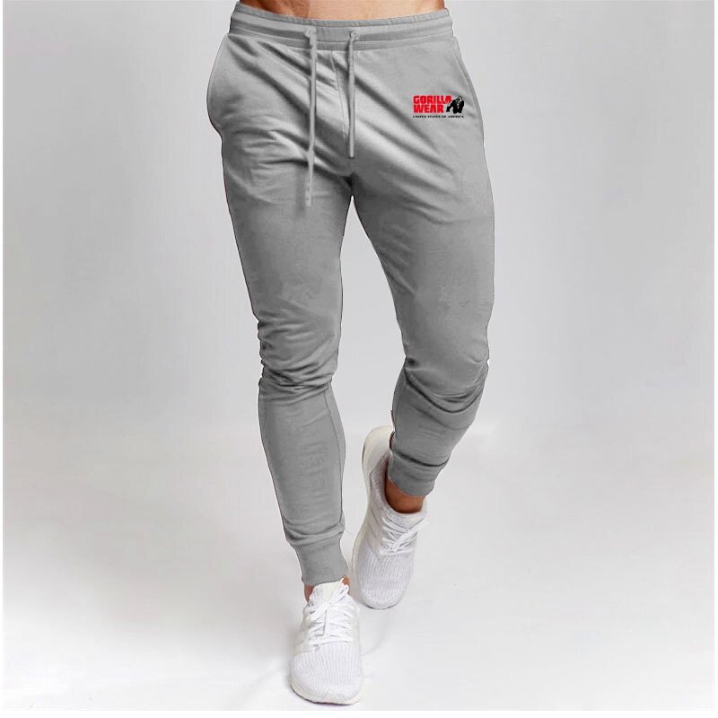 Musim semi dan musim panas kasual celana baru dalam pakaian pria celana tipis olahraga Jogging baju olahraga celana Gorilla Streetwear