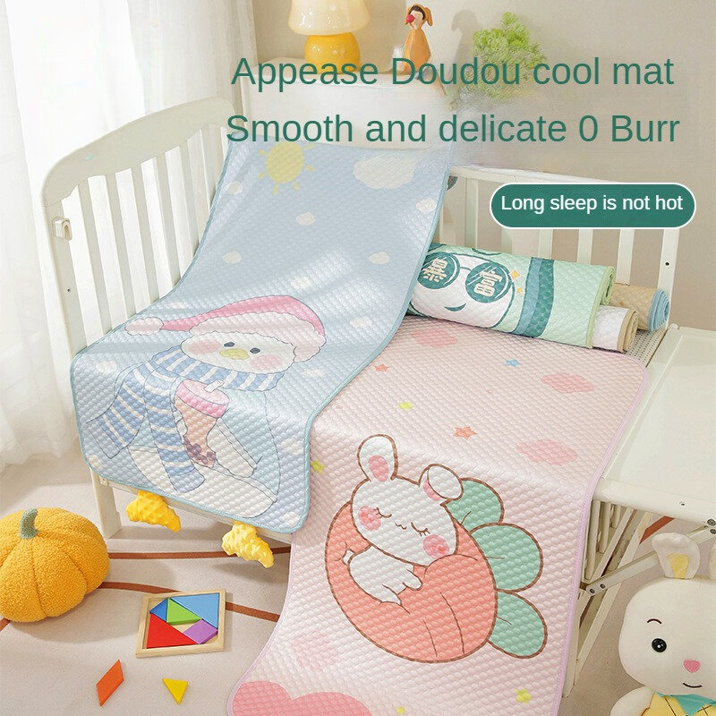 MOOZ Children Crib Sheet With Pillow Infant Urinary Pad Two-sided Reuse Washable Waterproof Mattress Bed Changing Cover CCP013