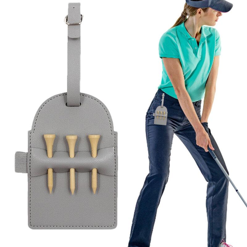 Porta magliette da Golf in pelle PU porta pallina da Golf t-shirt borsa portaoggetti tasca accessori per forniture da Golf