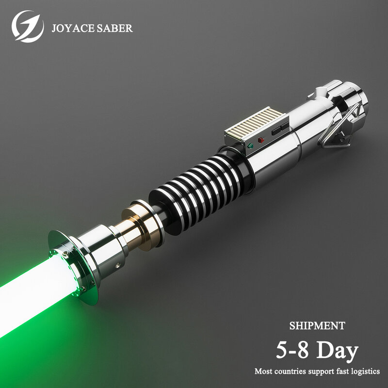 JOYACESABER Luke Lightsaber ayunan halus Xenopixel 3.0 pedang Laser dengan 34 Set font Bluetooth Dueling Pixel mainan Saber