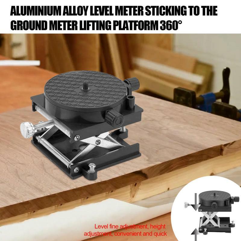 Alumínio Alloy Lab Lift Table, Suporte de laboratório, Plataforma Jack, Stand Table for Scientific