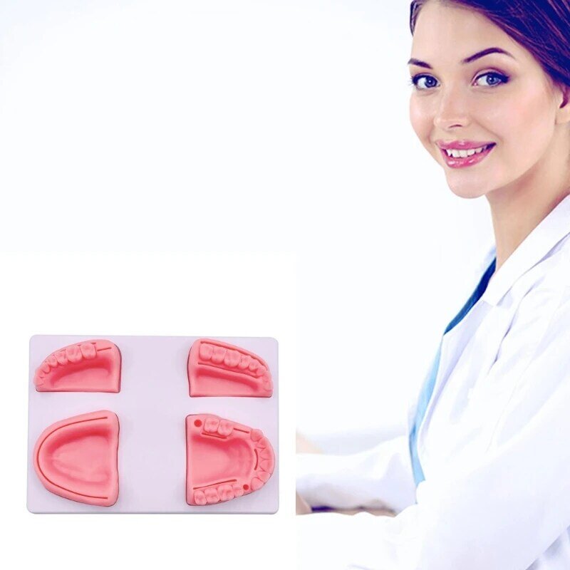 Set cuscinetti per pratica sutura dentale Set cuscinetti per sutura per pelle umana riutilizzabili Dropship