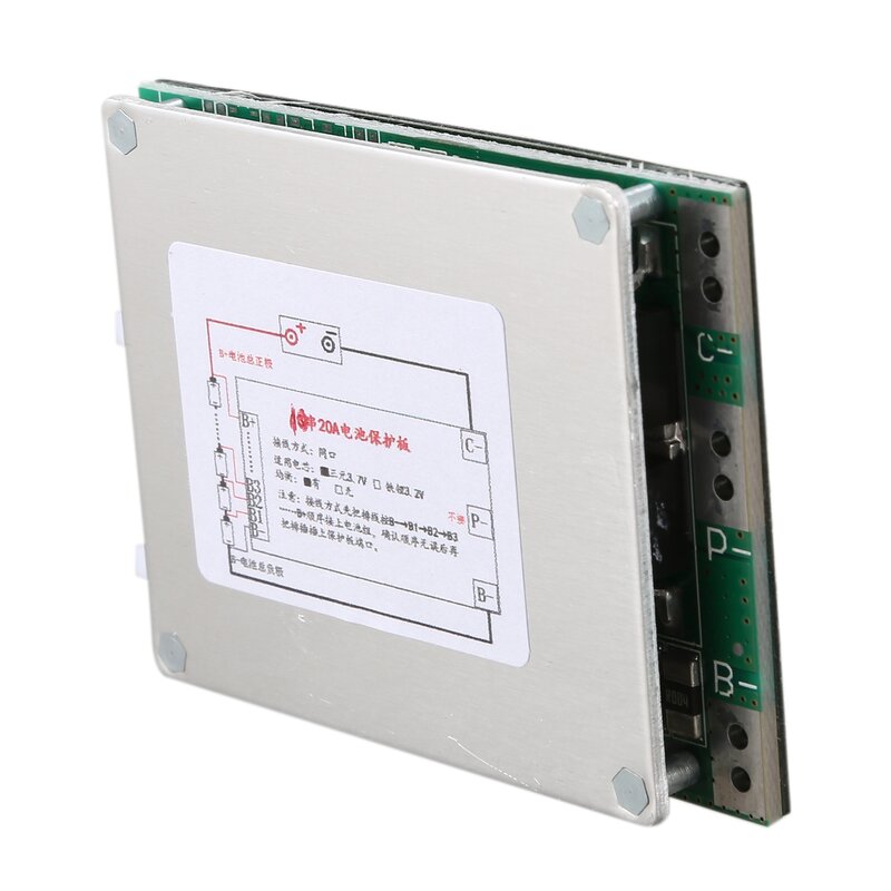 لوحة حماية بطارية ليثيوم أيون بوليمر ، لوحة PCB BMS للدراجة الإلكترونية ، 10S ، 36V ، 20A