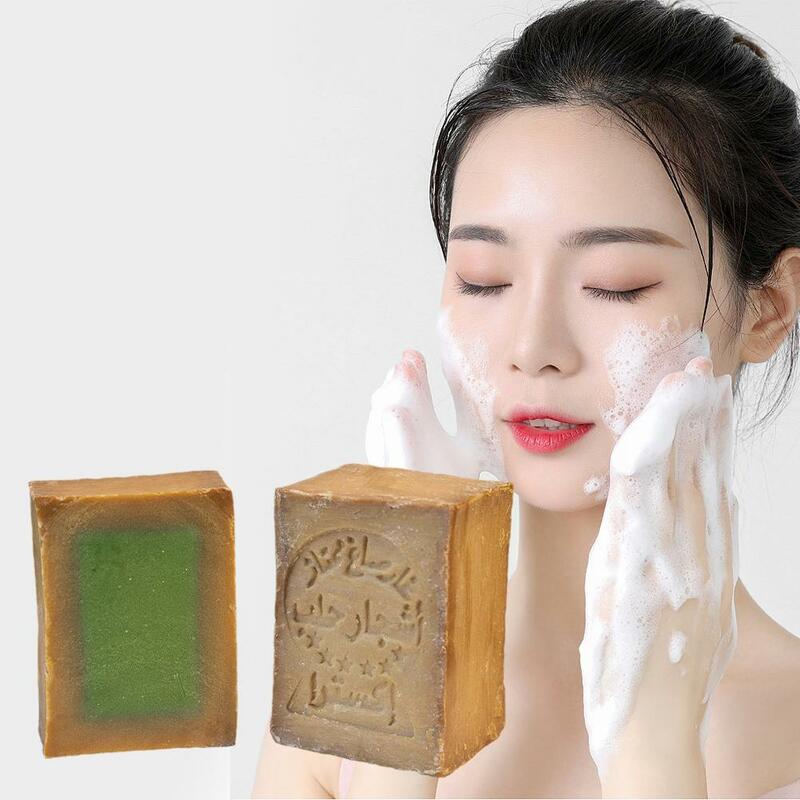 100g Ancient Pure Handmade Soap Oil Control Pores Shrinking Shampoo Soaps Anti-wrinkle Whitening Moisturizing D4O7