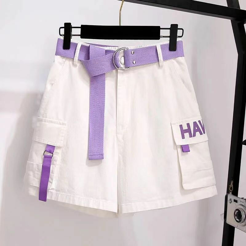 2024 Women's Set New Little Girl Style Fashion Young Summer Fashion Casual T-shirt and Shorts Two Piece Set Clothes for Women