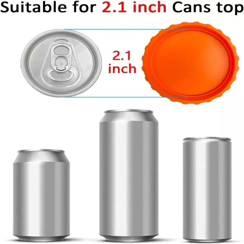 Tapas estándar para latas de bebidas, protectores de tapa de sellado a prueba de fugas, vino tinto, suave, 1/3/6 piezas