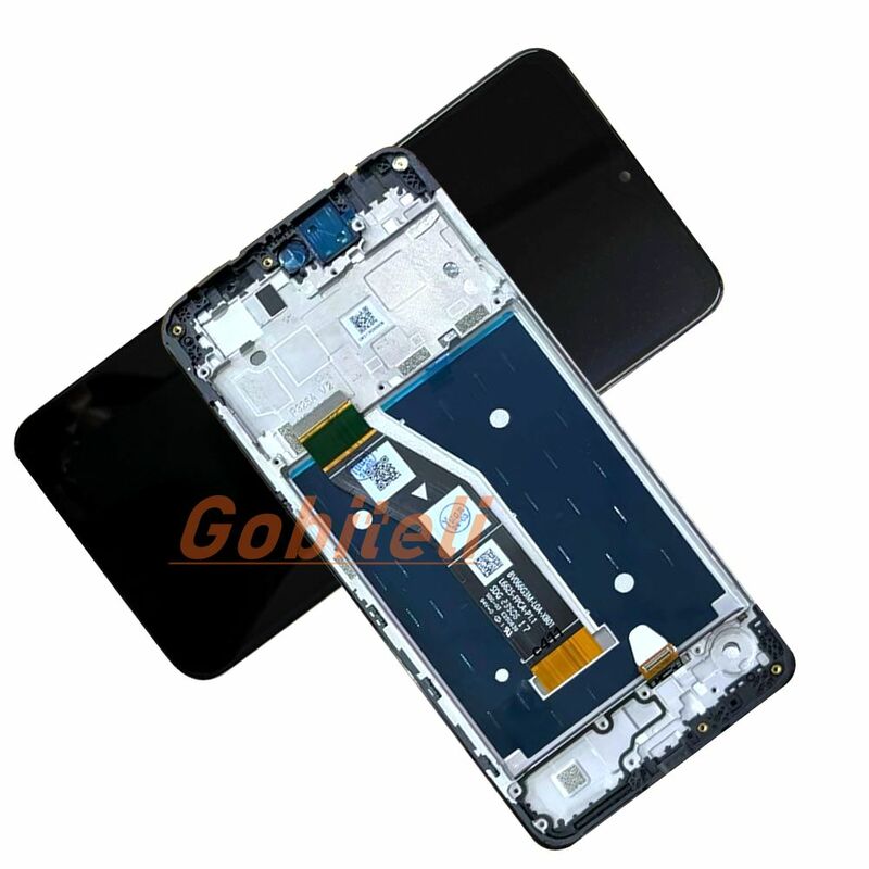 Untuk Motorola Moto G04 G24 G34 layar LCD Panel sentuh Digitizer rakitan pengganti layar untuk Moto G34 LCD dengan bingkai