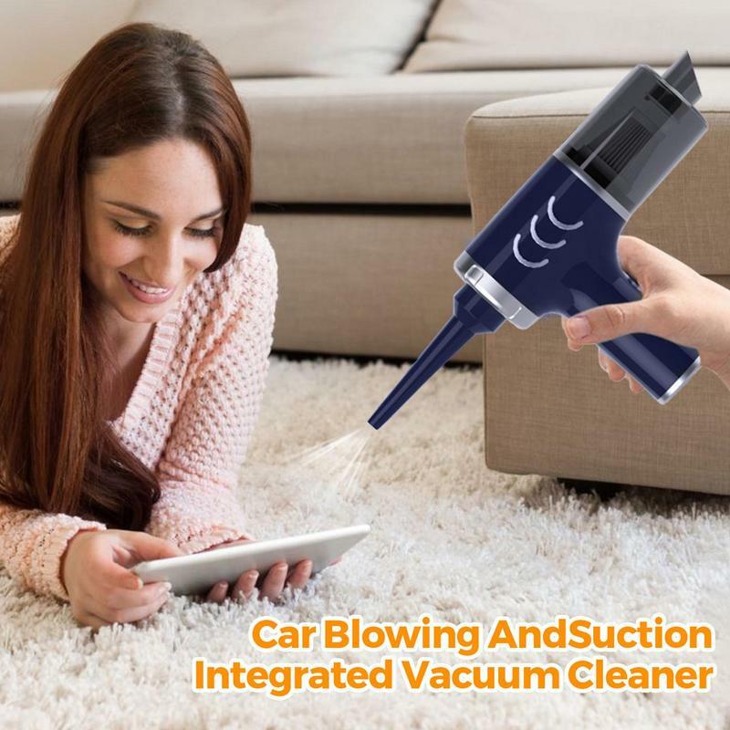 Mini Vacuum Cordless Cleaner For Hand Vacuuming Portable Hand Held Vacuum Rechargeable Cleaner For Pet Hair Keyboard Car