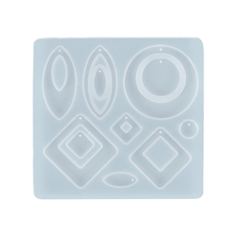 Moule en résine époxy et Silicone, en forme diamant, moules moulage, fabrication bijoux 517F