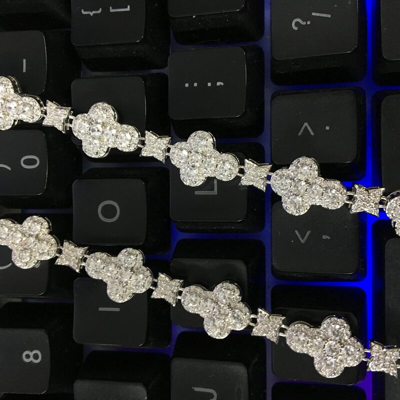 UWIN Tennis Chain With  Full Iced Out  Star CZ Cubic Zircon Fashion Luxurious Choker HipHop Jewelry
