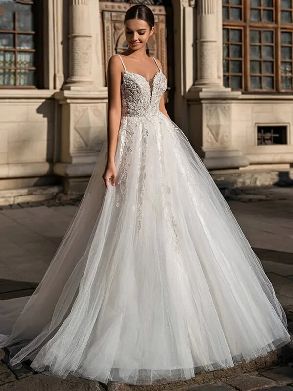 Женское свадебное платье It's yiiya, белое платье трапециевидной формы с открытой спиной на лето 2024