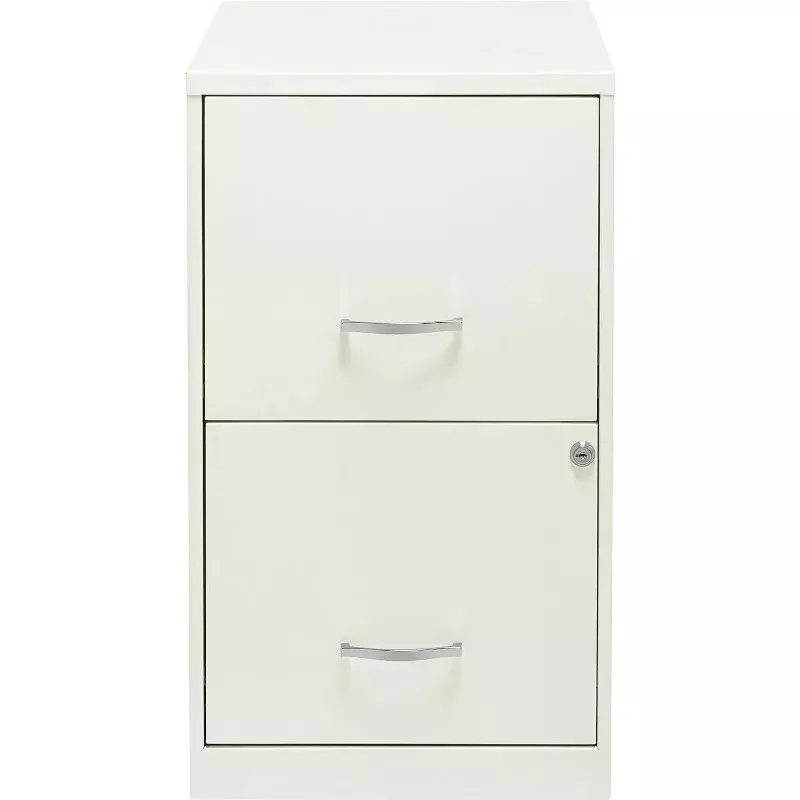 Lorell SOHO Lateral Steel File Cabinet 24.5" Height X 14.3" Width X 18" Depth White US