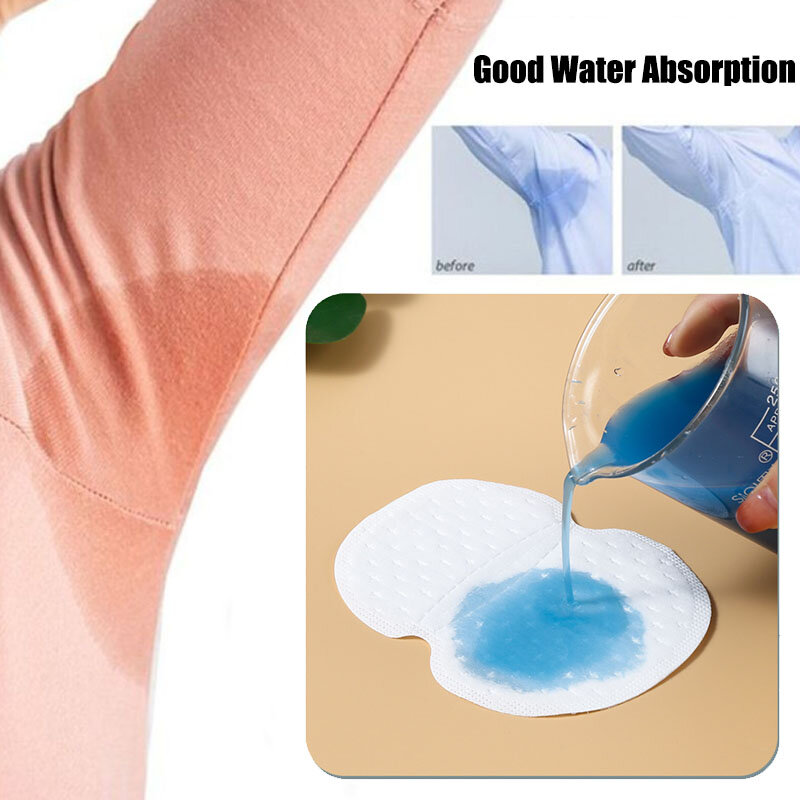 50/10Pcs Nonwovens Sweat Pads Disposable Dress Clothing Perspiration Pads Armpit Care Sweat Breathable Absorbent Pad Deodorant