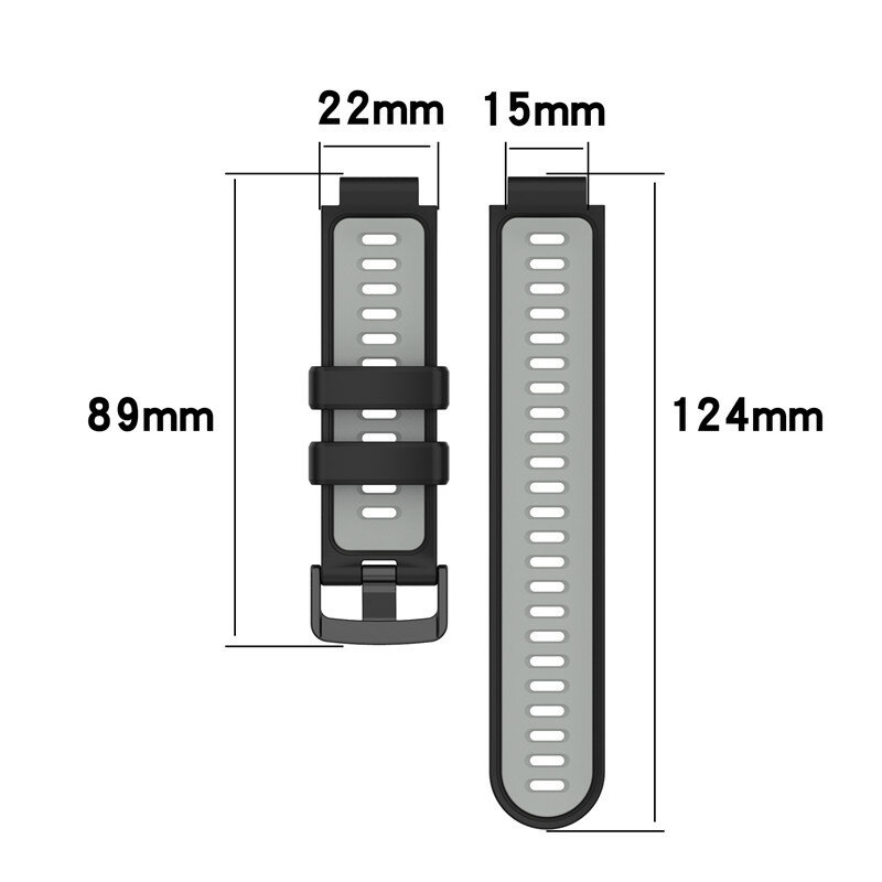 Rubber Strap For Garmin Forerunner 735XT 735 220 230 235 620 630 Smart Watch Wristband Replace Sport Bracelet Approach S20 S5 S6
