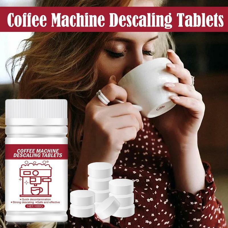 1 Fles Koffiemachine Reinigingstablet Bruistablet Ontkalkingsmiddel Voor Alle Doeleinden Reiniger Huishoudelijk Reinigingsproduct