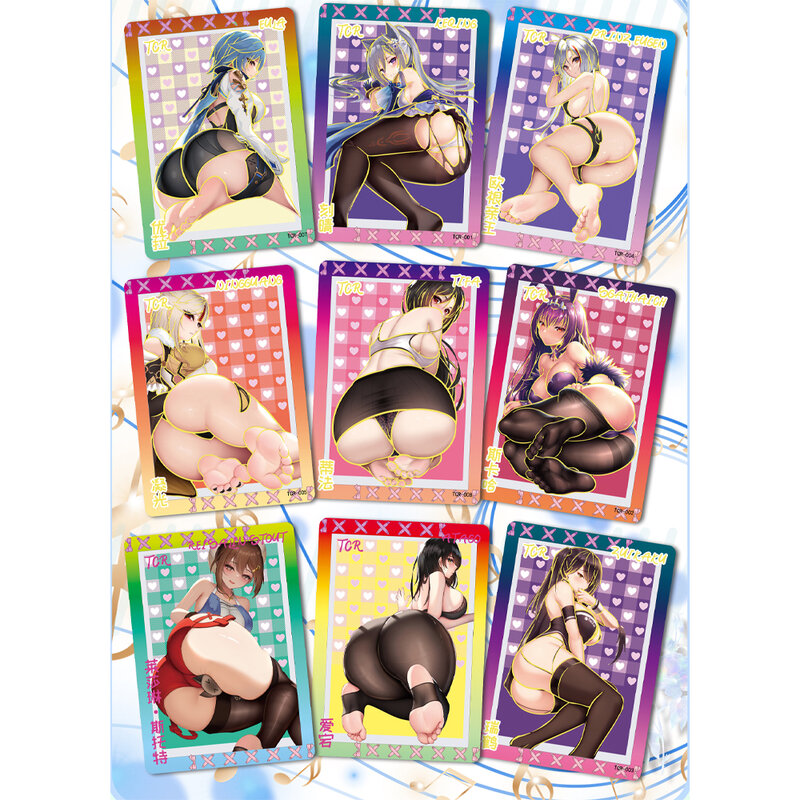 Senpai-Juego de 4 tarjetas de diosa, set de 5 tarjetas para regalo de cumpleaños, novedad de 2024