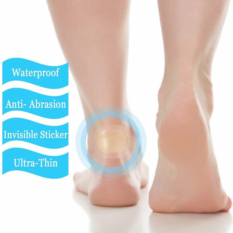 Foot Care Soft Gel Hydrocolloid Shoes Stickers Gel Shoes Stickers Heel Sticker High Heel Foot Patches Heel Blister Bandage