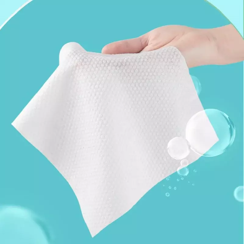100PCS Disposable Thick 100% Cotton Face Towel Make Up Soft Removing Wipes Dry Cleanser Towelettes For Skin Care