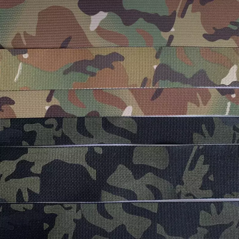Cincha de camuflaje militar Multicam MC CP, tiras no elásticas, cinturón Molle, accesorio de tela, 1 metro