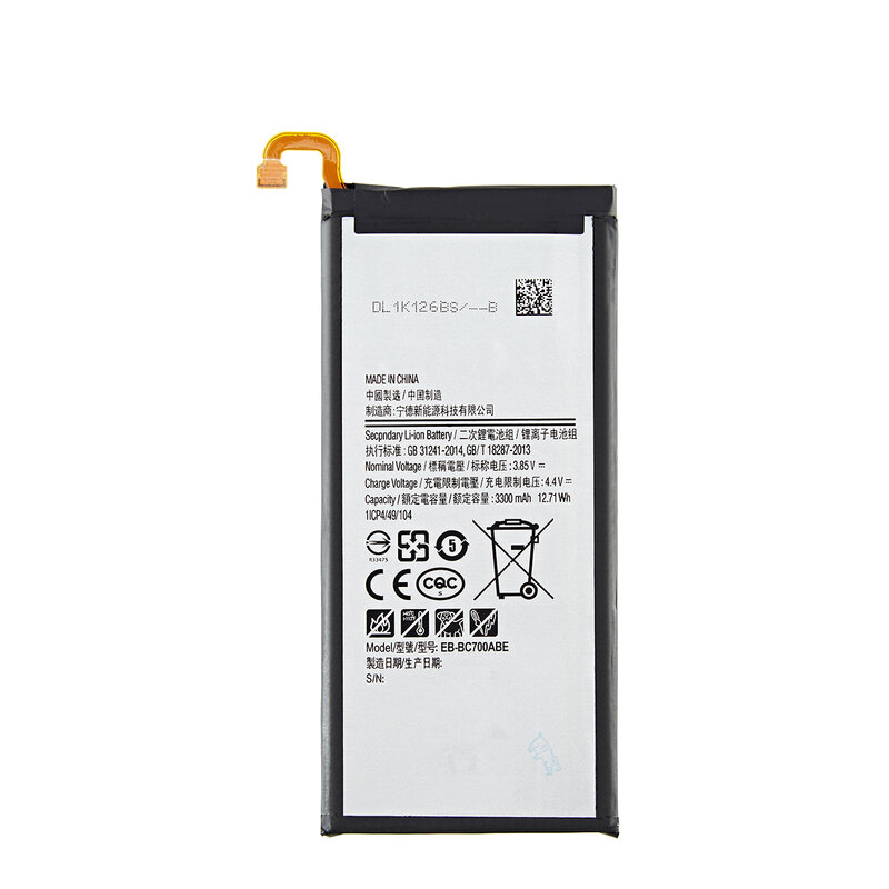 Batería para Samsung Galaxy C7 C7000 C7010 C7018 C7 Pro Duos EB-BC700ABE/DS SM-C701F + herramientas, 3300mAh, SM-C700 nueva