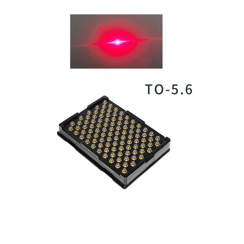 半導体レーザーヘッド,10個,赤,650nm,200MW〜5.6,高輝度モード