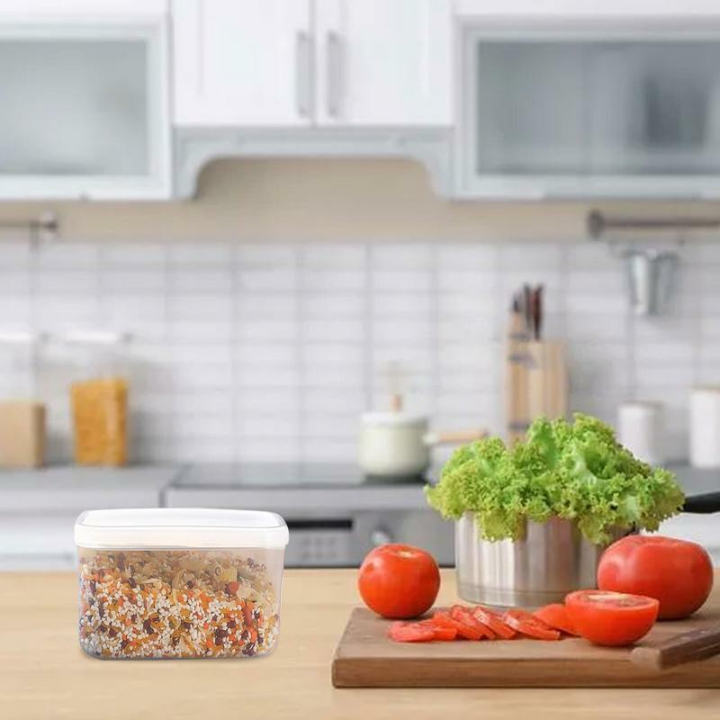 冷蔵庫の果物の容器,野菜の保管容器,食品グレードの積み重ね可能な冷凍庫,透明な長方形の密封ボックス