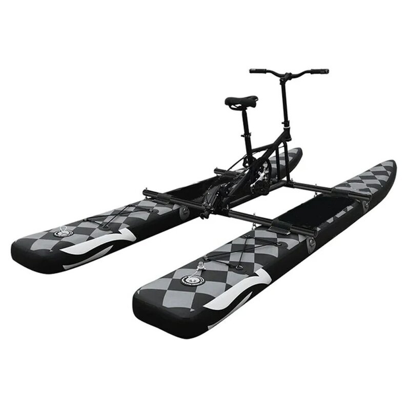 Funworldsport-Bicicletas infláveis leves do flutuador, bicicleta da água do mar, pedal do ciclo da bicicleta, barco para a venda