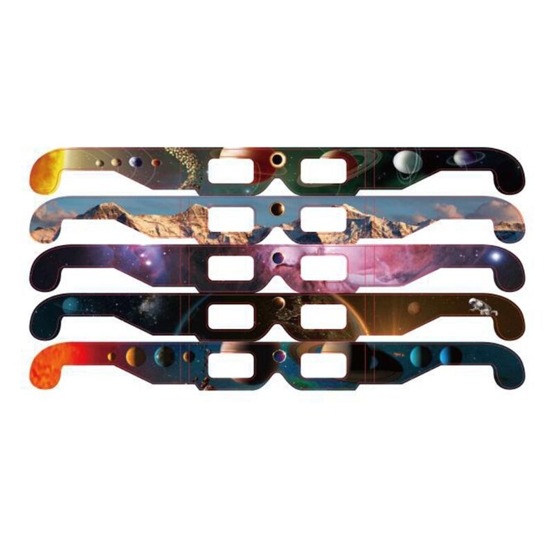 Gafas solares para adultos y adolescentes, lentes seguras para visión directa del 1 ud./5 uds.