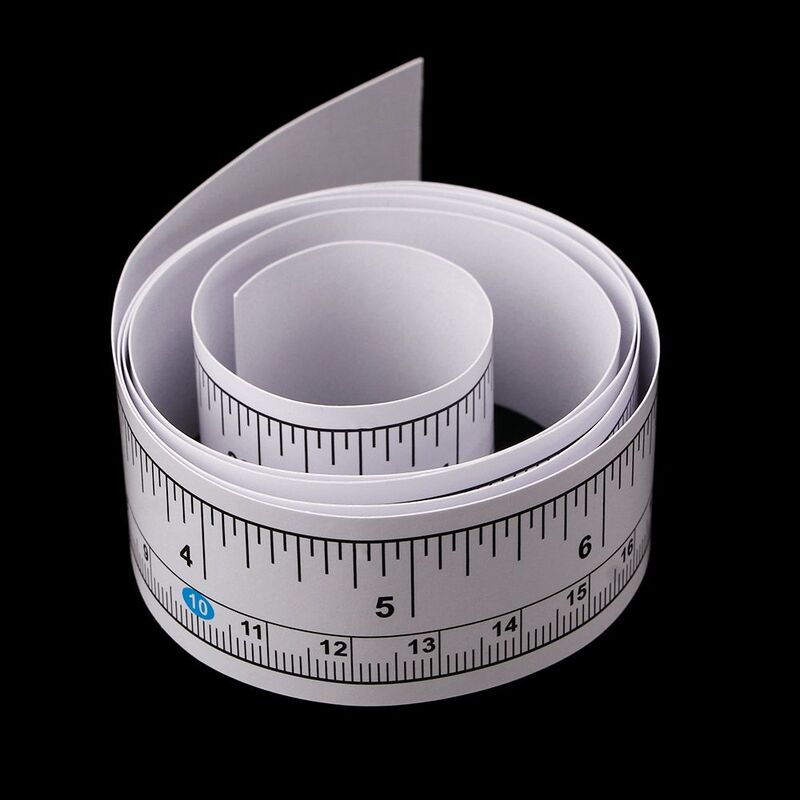 Righelli righello di misurazione automatico del nastro del vinile per cucire macchina d'argento metrico