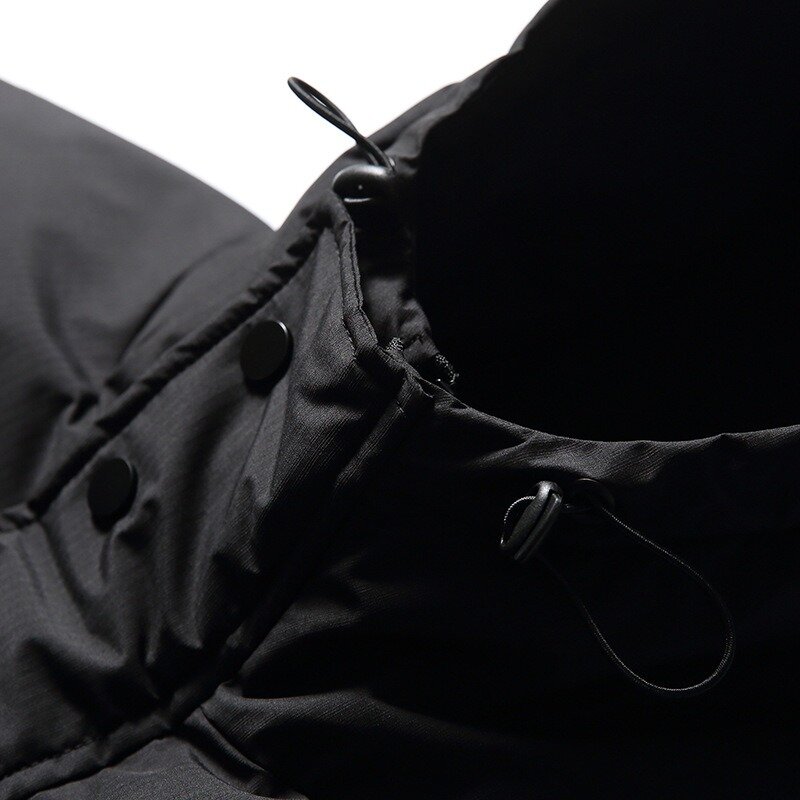 Winter warme 3D-Taschenjacke Kapuze Männer Streetwear Mode lose lässig gepolsterte Baumwolle Parkas Jacken Camping Mäntel Männer Kleidung
