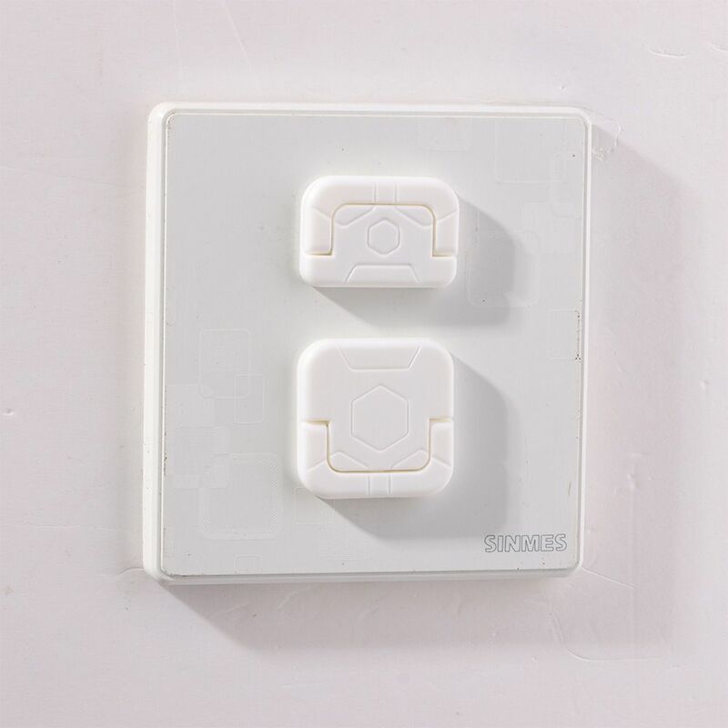 2/3 Plugs Outlet Covers Luxurious Baby Proofing ABS Electrical Protector White Pink Green Hidden Pull Handle Baby
