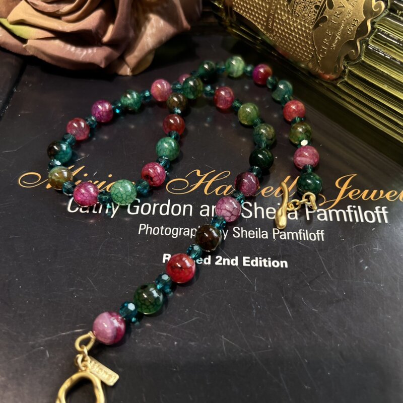 Vintage Temperament ręcznie robione koraliki kolorowe szklane koraliki naszyjnik dla kobiet dziewczyna prezent impreza Choker biżuteria hurtowa