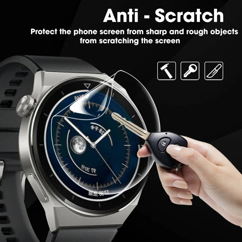 Film hydrogel souple pour Huawei Watch GT3, 42mm, 46mm Smartwatch, Protecteur d'écran anti-rayures pour Huawei GT4, 41mm, 46mm, Pas de verre