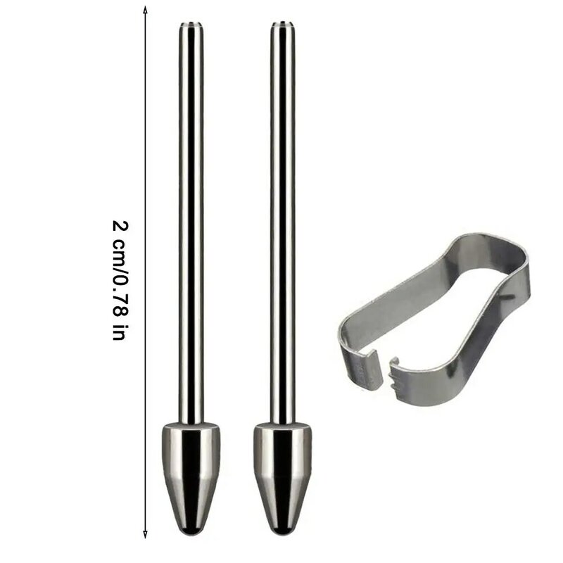 Tablet Pencil Nib Wear Resistant Replacable Stylus Tip Titanium Alloy Silver For Samsung Galaxy Tab S6 S7 S8 S9 S23 Note 1