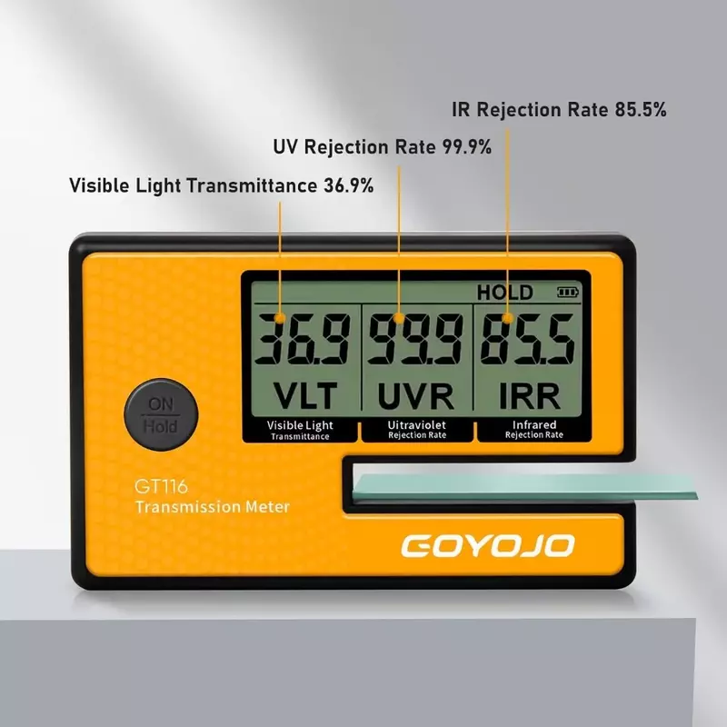 Medidor de Transmissão Digital Matiz Filme Solar, VLT UV IR Rejeição Tester, 3 em 1, Dropship LS162
